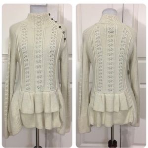 Anthropologie Alpaca Sweater Sz: Lg